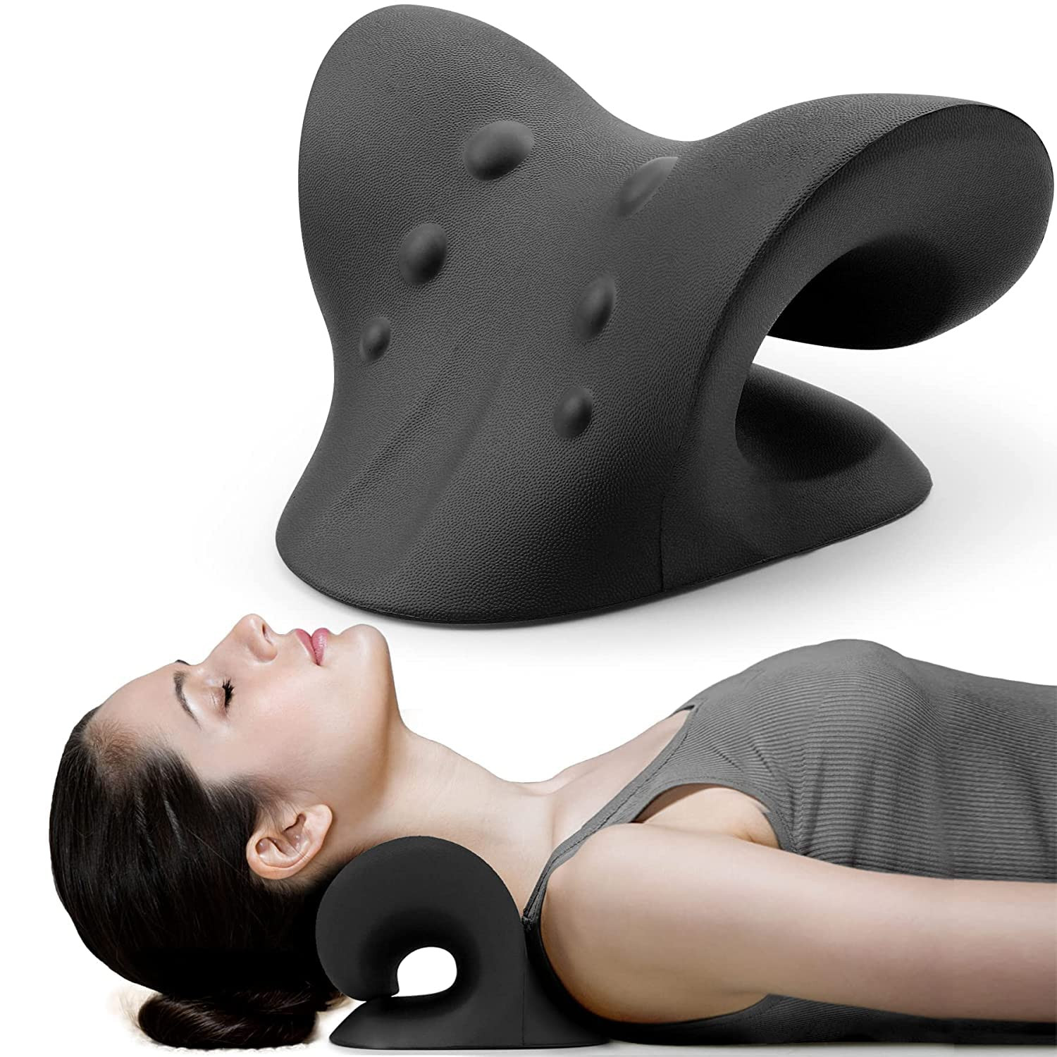 Neck and Shoulder Relaxer Pillow Cervical Traction