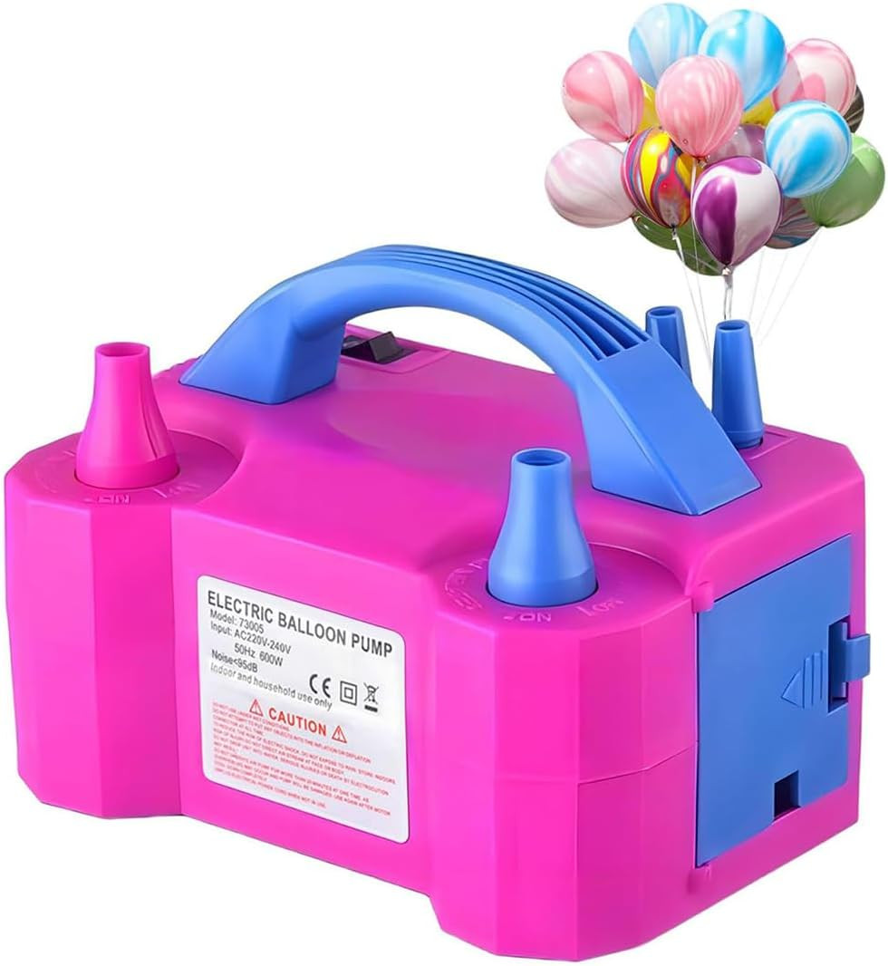 Electric Balloon Inflating Air Pump Ac 600W Inflate Party Balloons